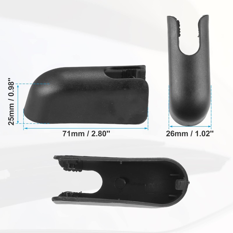 A ABSOPRO Rear Window Wiper Arm Cover Cap Replacement for