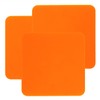 Mini Skater 3pcs Bar Coasters 10x10x0.2CM Square Silicone Coasters for
