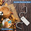 Wihteuy Peanut Butter Stirrer, Stainless Steel Peanut Butter Mixer Tool,