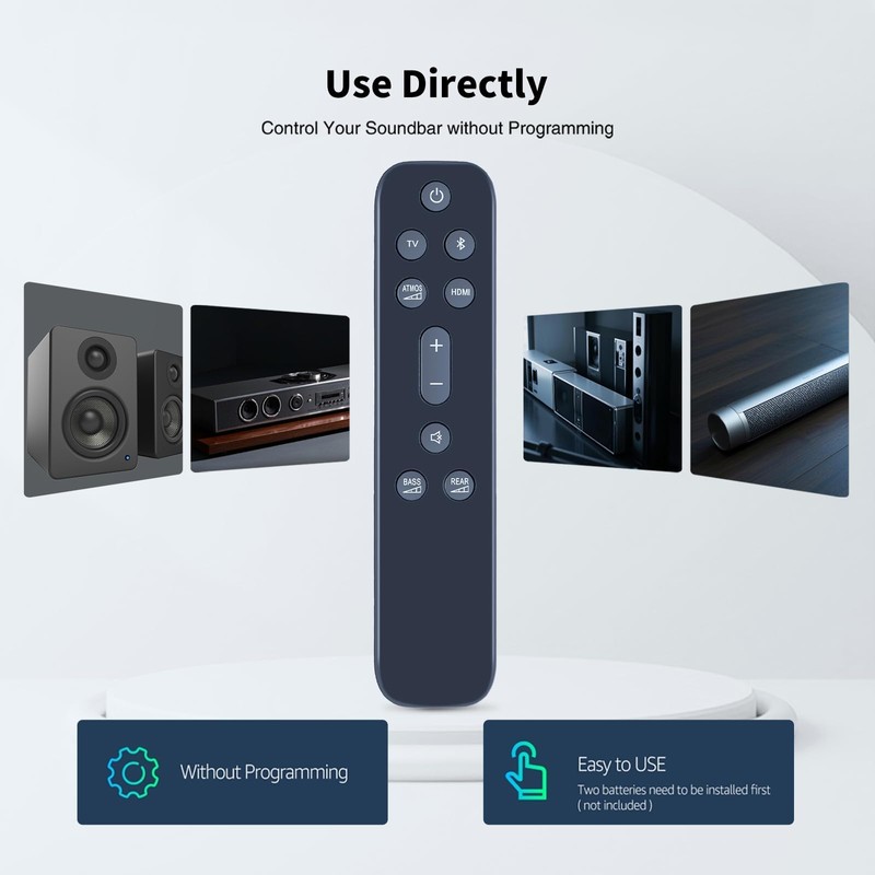 GWVEE Replacement Remote Control for JBL 9.1-Channel Soundbar - Compatible