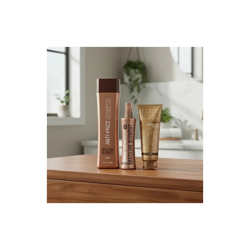 Trio Shampoo-serum-sellador Brazilian Blowout