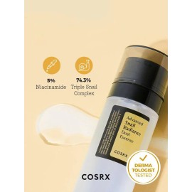 Cosrx Advanced Snail Radiance dual essence, mucina para piel cansada y envejecida                                                                     