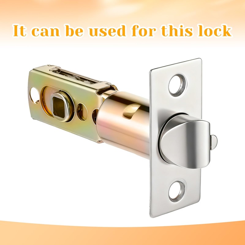 Adjustable Door Latch, 60/70mm Adjustable Passage Door Latch, Doors Knob