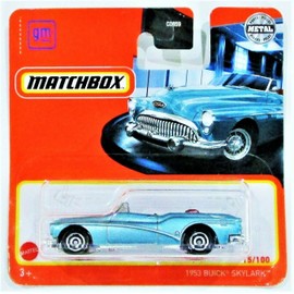 Matchbox 2021 15/100 1953 Buick Skylark Blue (Short Card)