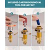 Ultrimkit 97479 Catridge Stem Extension Kit Compatible with Moen Cartridge