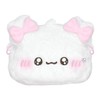 Chimumu Plush Pouch [Fuwakyun], white, pink