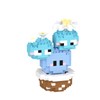 Jollcnoia Group Mini Cute Cactus Succulent Plants Bonsai Building Toy