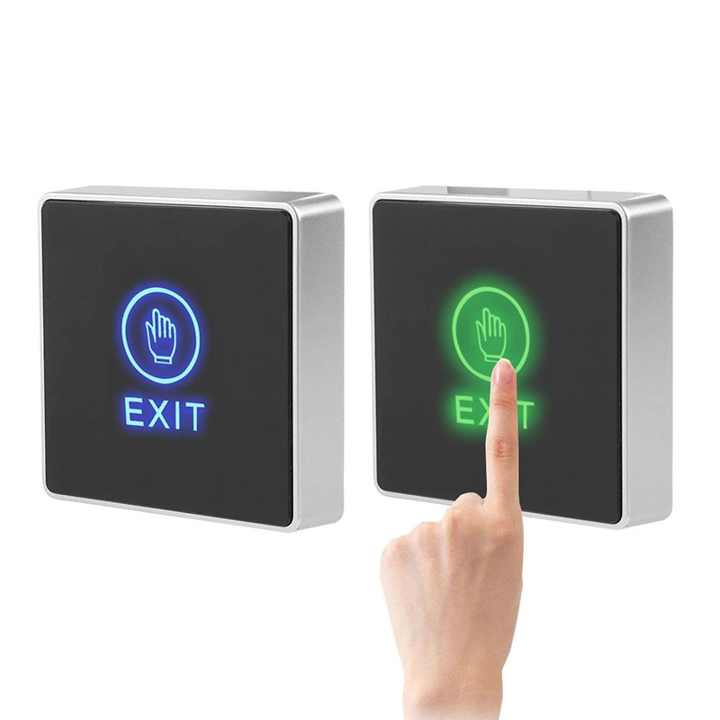 Door Button Touch Exit Release Unlock Button Switch Panel LED