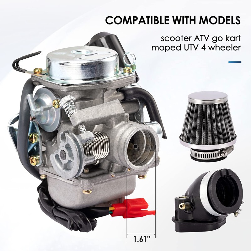 GY6 Carburetor 150cc for 4 Stroke 125cc 152QMJ 157QMJ Engines