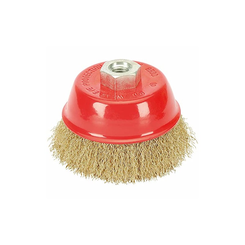 Draper 41445 Crimped Wire Cup Brush, 100mm x M14
