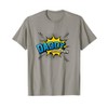 Daddy & Superhero - Cool Comic Book Father's Day T-Shirt