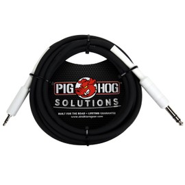 Pig Hog PX48J10 1/4" TRS to 3.5mm Mini Instrument Cable, 10 Feet