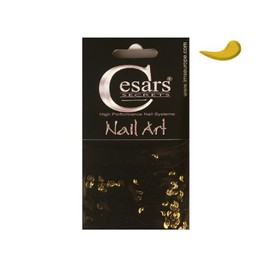 Cesars Nail Art Curve Tear Drops Gold