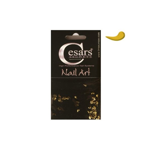 Cesars Nail Art Curve Tear Drops Gold
