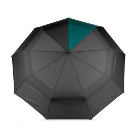 Roka London Waterloo Sustainable Umbrella, black and blue, Taille unique