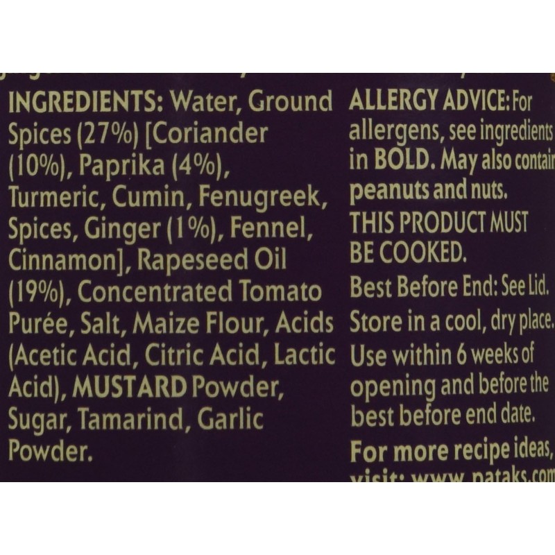 Patak's Curry Paste Mild, 10-Ounce Jars (Pack of 6)