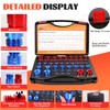 SBGGRL 44 Pcs Thread Gauge SAE and Metric, Nut and