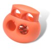 12 Pack Orange Plastic Spring Cord Lock for Shoelace, DrawString