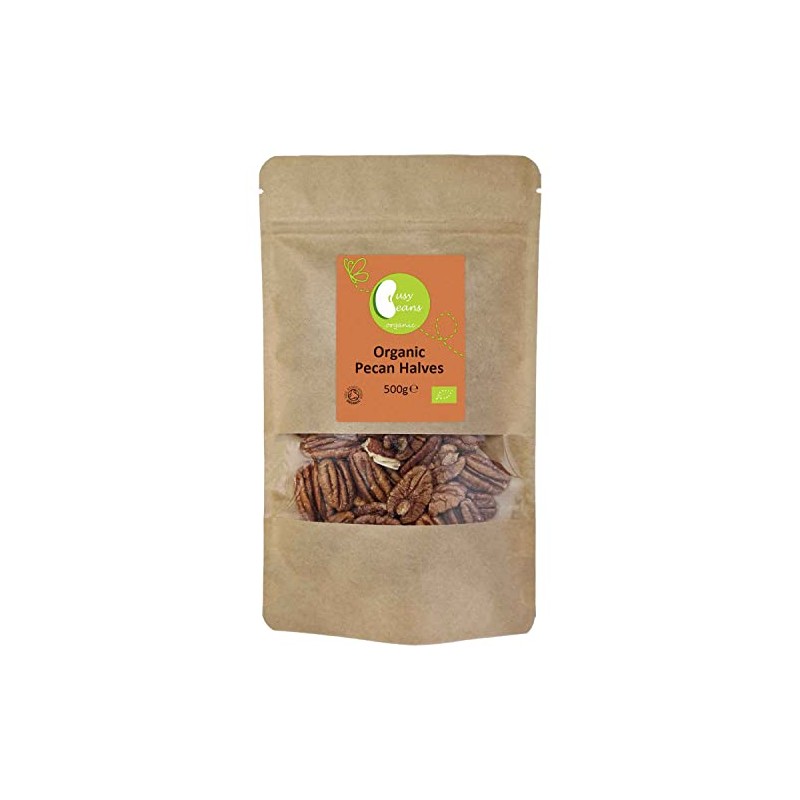 Organic Pecan Halves - Certified Organic - by Busy Beans