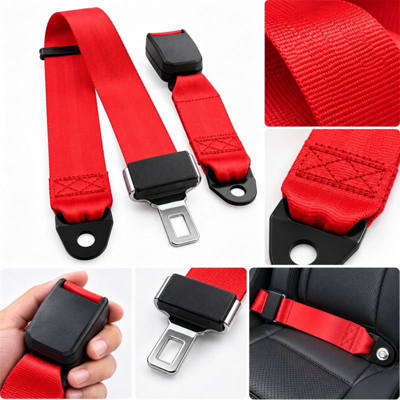 Universal Adjustable Retractable Three-Point Seat Belt – Automatic Telescopic Vehicle