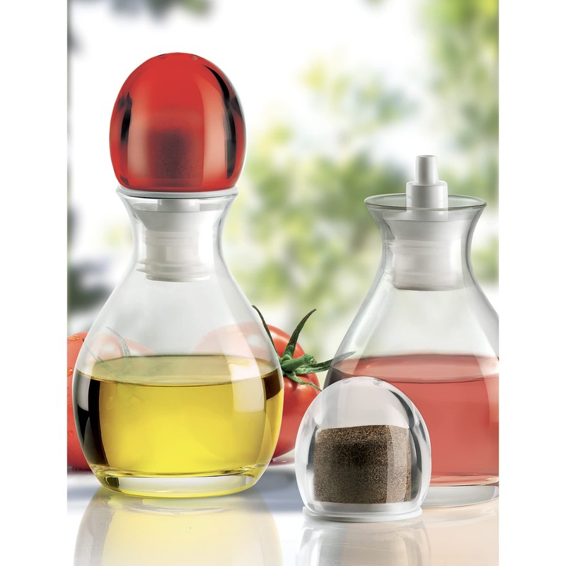 Guzzini 27830000 Vinegar or Oil Decanter with Salt or Pepper