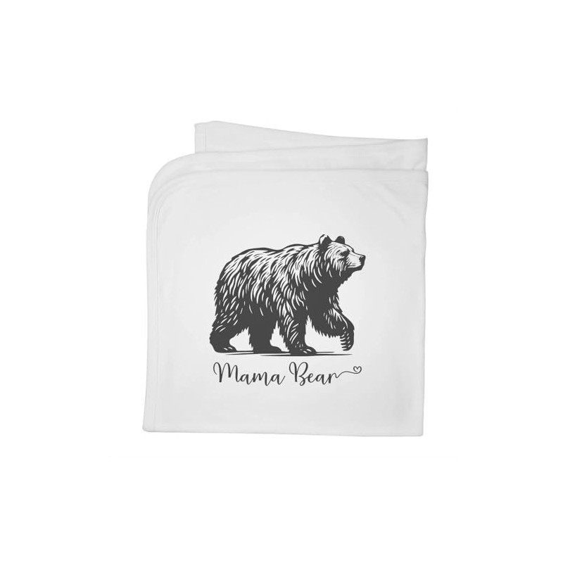 Azeeda 'Mama Bear' Cotton Baby Blanket/Shawl (BY00041170)