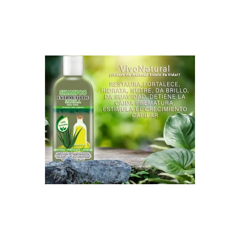 Shampoo Aceite De Bergamota 1l + Shampoo Extracto Sabila 1l