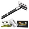 Parker-Astra-Derby Rasierer und Rasierklingen 96R - 1 Packung mit 2