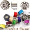 Gzcnsel 40-Pack Metal Sewing Machine Bobbins for Juki DDL-5550, 8300,