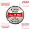 10 Inch 80T Aluminum Non-Ferrous Metal Saw Blade with 5/8-Inch