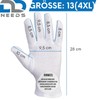 D2D | 12 Pairs - White Work Gloves - Size: