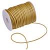 CHGCRAFT 55 Yards Satin String Cord for Clothing Buttons Knitting Chinese Knots Cord for Bracelets Necklace DIY Jewellery Making, Yellow