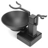 Naroote Soporte para Brocha de Afeitar de Acero Inoxidable