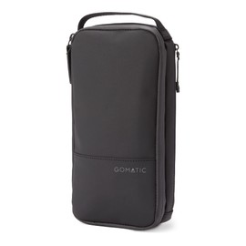 Gomatic Toiletry Wash Bag for Travel, Waterproof Storage Case for Shaving Kit, Makeup, Toiletries Black - Small