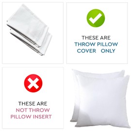 TAOSON Set of 2 Cotton Canvas Patchwork Faux Leather Throw Pillow Covers 12x20 Inch Modern Stripe Patchwork Pillow Covers Farmhouse Decor Pillow Cases for Couch Living Room Bed Sofa Decor Brown White