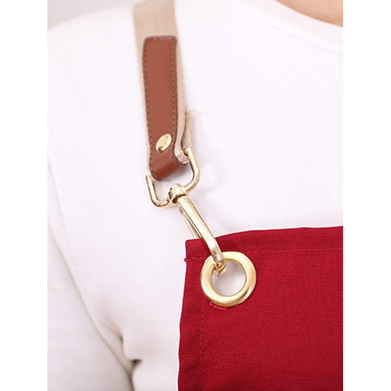 Apron Cotton Canvas Machine Washable Aprons for Girls Ladies Adjustable