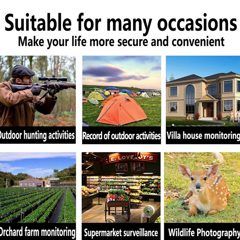 4K 30MP Trail Camera IP66 Water Resistant Hunting Camera with