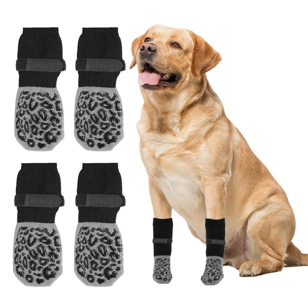 Anti-Slip Dog Socks to Prevent Licking Paws, Double-Sided Non-Slip Dog