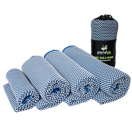 Pandoo Bamboo Travel Towel / Sports - Travel - Trekking - Bath Towel / Ultra-Light, Super-Absorbent, Antibacterial and Quick-Drying / Better Than Standard Microfibre / All Sizes / Available in 5 Colours, M - 130x80cm
