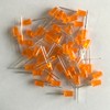 5 mm LED Light Emitting Diode, 80 Pieces Orange LED