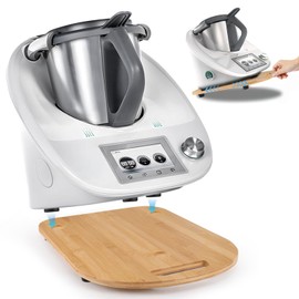 Sliding plate for Cuisinart multicooker Tm6 Tm5, sliding plate made of bamboo and wood, high-quality, easy to move without disturbing balance, stable thanks to vibration damping
