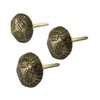 Decotacks Hammered Upholstery Nails/Tacks 7/16" - 100 Pcs [Antique Brass