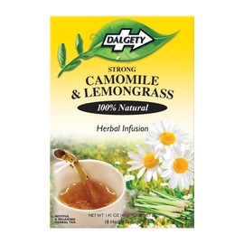 Dalgety Camomile & Lemongrass Herbal Infusion 72g Cartons 100% Natural, Caffeine Free Tea; Delicious and Packed with Unique Health Benefits (18 Count (Pack of 3))