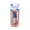 VoltShine 10m Red Clear Speaker Cable Ideal for Connecting Audio