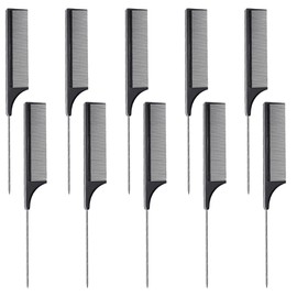 10 Pcs Pointed Tail Comb Rat Tail Comb Pintail Comb Used to Create Fashionable Hairstyles
