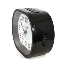 Atlanta Large Radio Alarm Clock Analogue Light Snooze Crescendo Numbers 1867/7 Black