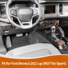 Jeliker for Bronco Orange AC Control Radio Knob Cover Trim