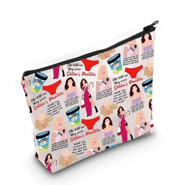 MEIKIUP Congeniality Movie Inspired Gift Comedy Movie Lover Makeup Bag