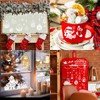 Nepfaivy Christmas Window Stickers Reusable 202Pcs - Double Sided Xmas