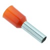 Red 1mm Insulated Bootlace Ferrule - Pack of 100